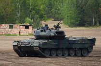 Tanque Leopard  2 A7 similar a los que Alemania enviará a Ucrania