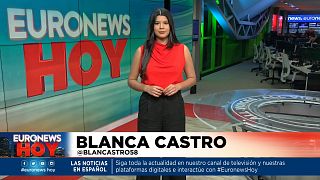 Euronews Hoy es presentado este miércoles por Blanca Castro. 