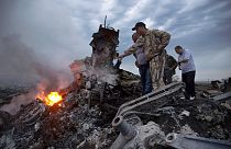 Az MH17 roncsai