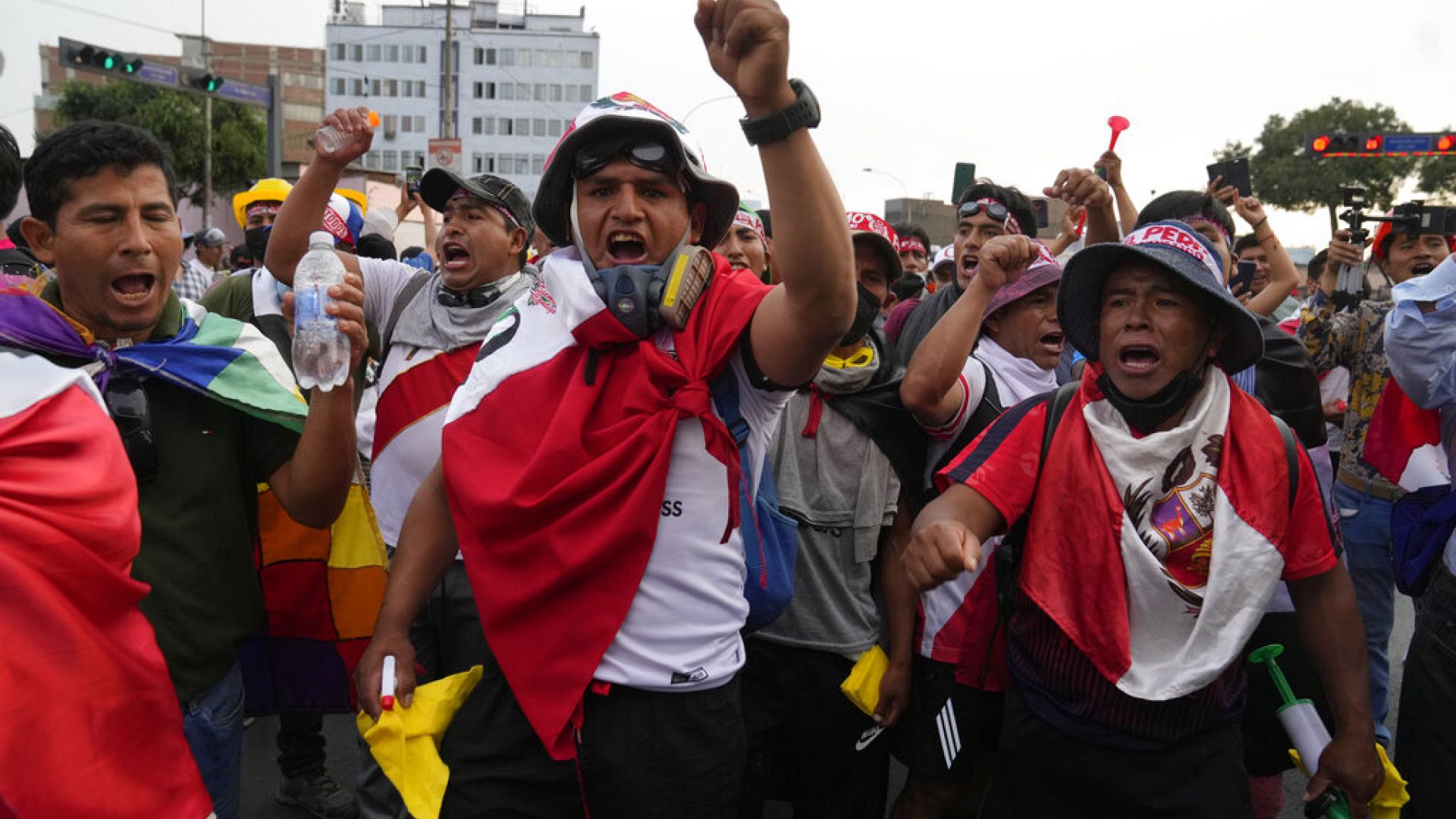 Anti-government Protests Continue In Peru's Capital Lima As President ...