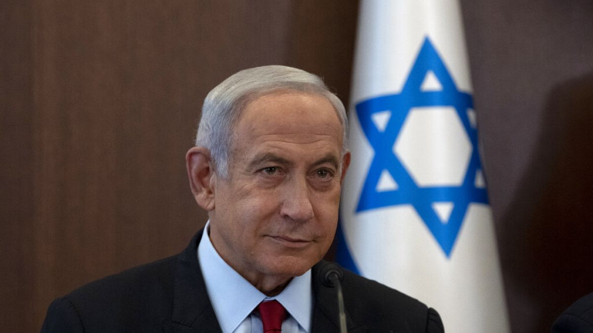 رئيس الوزراء الإسرائيلي بنيامين نتنياهو يترأس الاجتماع الأسبوعي لمجلس الوزراء في القدس، 22 يناير 2023