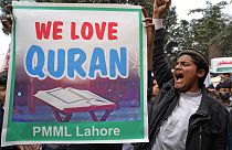   مسيرة ضد حرق القرآن في لاهور، باكستان،  24 يناير 2023