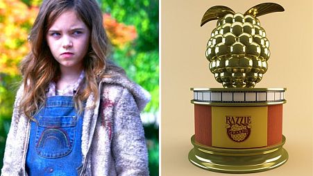 Razzie Awards remove 12-year-old actress Ryan Kiera Armstrong (left) from Worst Actress category