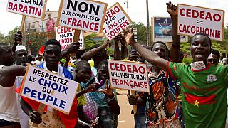 Burkina Faso'nun başkenti Vagadugu'da Fransa karşıtı protestolar