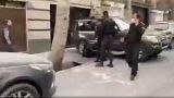 حضور نیروهای امنیتی در مقابل سفارت آذربایجان در تهران