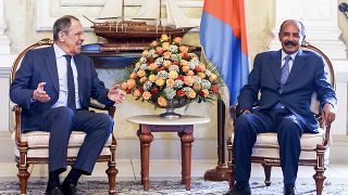 Russian foreign minister visits Eritrea, an ally in its war on Ukraine
