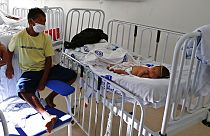 Janomami gyerekek a kórházban