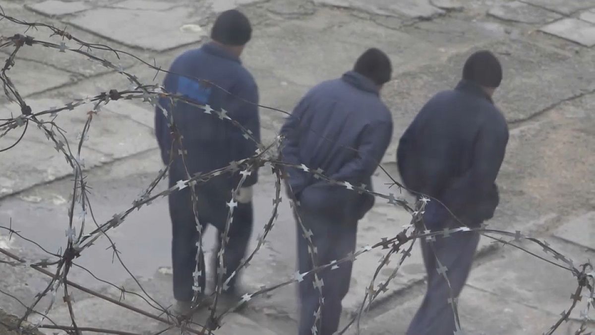 Russian POWs in Ukraine filmed by Belgian broadcaster RTBF.
