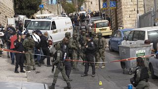 عناصر من الشرطة الإسرائيلية في القدس الشرقية