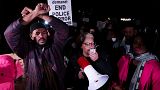 تظاهرات مردم در شهر ممفیس در ایالت تنسی آمریکا