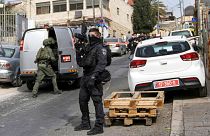 نیروهای امنیتی اسرائیل در شرق بیت‌المقدس