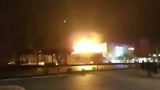 تصویری از ویدئویی که گفته می‌شود انفجار در اصفهان را نشان می‌دهد