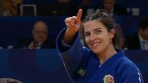 Barbara Timo s'est imposée en -63 kg lors du Grand Prix du Portugal, à Almada, samedi 28 jenvier 2023.