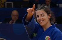 Judoca portuguesa Bárbara Timo venceu a brasileira Gabriella Moraes