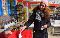 مراكز الاقتراع تفتح أبوابها في تونس - أرشيف