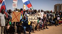 Burkina Faso : manifestation pour la "souveraineté" à Ouagadougou