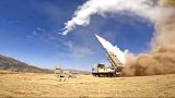 Iranian forces launch missiles during an attack targetting the Iraqi Kurdish region, 29 September 2022.
