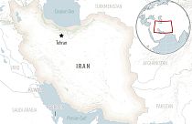 Karte des Iran