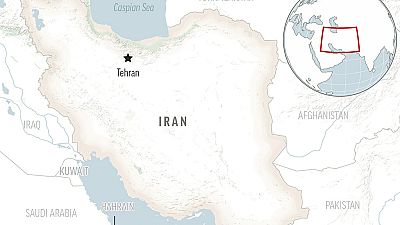 Karte des Iran