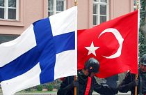 پرچم‌های ترکیه و فنلاند