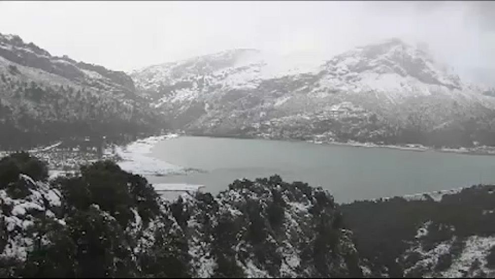 Comienzo del invierno en España: nieve también en Baleares