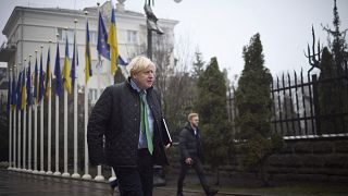 Boris Johnson a passeggio