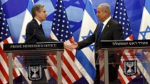 Anthony Blinken et Benyamin Netanyahu