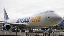 Le dernier Boeing 747, dans sa livrée de la compagnie Atlas Air, le 31 janvier 2023 à Everett aux Etats-Unis