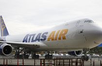 Le dernier Boeing 747, dans sa livrée de la compagnie Atlas Air, le 31 janvier 2023 à Everett aux Etats-Unis