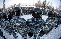 Rusya'da bir protesto. 2022 Yolsuzluk Algı Endeksi'nde yolsuzluktan dolayı halkın hoşnutsuzluğunun şiddete dönüşme olasılığının daha yüksek olduğunu bildirildi