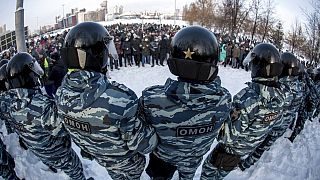 Rusya'da bir protesto. 2022 Yolsuzluk Algı Endeksi'nde yolsuzluktan dolayı halkın hoşnutsuzluğunun şiddete dönüşme olasılığının daha yüksek olduğunu bildirildi