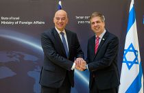 Ο υπουργός Εξωτερικών Νίκος Δένδιας συναντάται με τον υπουργό Εξωτερικών του Ισραήλ Έλι Κοέν, κατά την διάρκεια της επίσκεψης του στο Ισραήλ