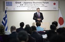 Ο πρωθυπουργός Κυριάκος Μητσοτάκης απευθύνει χαιρετισμό σε ελληνο-ιαπωνική επιχειρηματική ημερίδα,