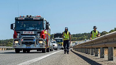 The search for a radioactive capsule believed to have fallen off a truck being transported on a freight route on the outskirts of Perth continues.