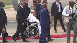 Pope Francis welcomed with joy in DRC