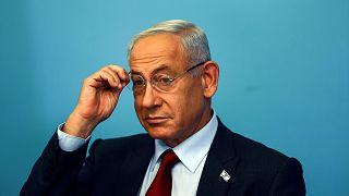 بنیامین نتانیاهو در یک کنفرانس خبری به تاریخ ۲۵ ژانویه ۲۰۲۳
