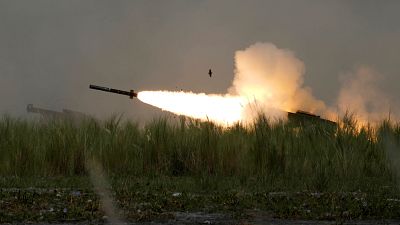 مناورات في الفلبين استخدمت فيها صواريخ هيمارس الأمريكية،وهي من بين الأسلحة التي زودت بها واشنطن أوكرانيا. 2022/10/13