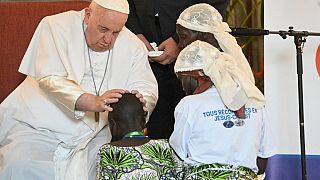 Over one million faithful attend Pope Francis open air mass in Kinshasa