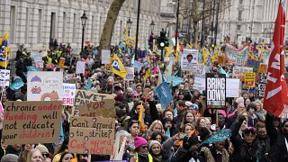 Le strade di Londra invase dai manifestanti