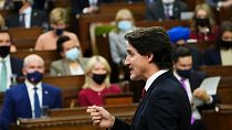 Başbakan Justin Trudea Kanada Parlamentosu'nda konuşuyor