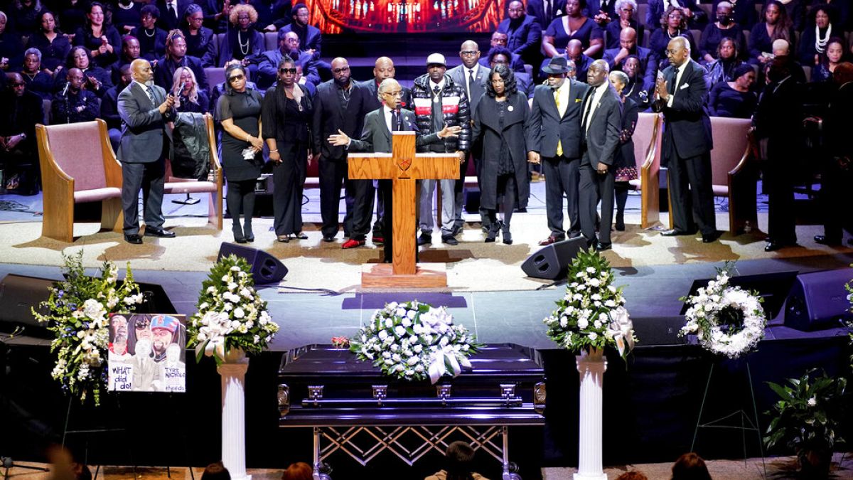 Κηδεία του Τάιρ Νίκολς που δέχτηκε θανάσιμα χτυπήματα από αστυνομικούς