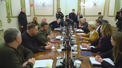 L'incontro tra Zelensky e Von der Lyen alla vigilia del vertice di Kiev