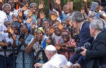 رهبر کاتولیک های جهان در کینشاسا