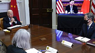 Biden, Blinken en visioconférence avec Xi Jinping, le 16 novembre 2021