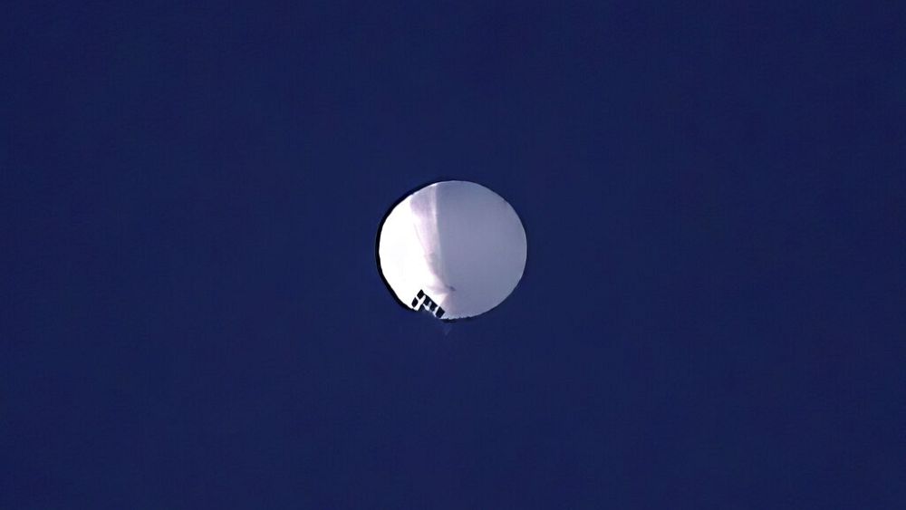 Suspected Chinese spy balloon spotted over western US