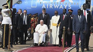 Soudan du Sud : le pape François est arrivé 