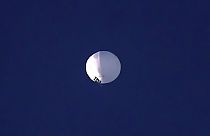 A kínai ballon Montana felett