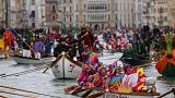 The Venice carnival in the historical lagoon city attracts people from around the world