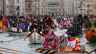 The Venice carnival in the historical lagoon city attracts people from around the world
