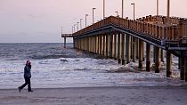 RICERCHE NELL'OCEANO - Myrtle Beach, South Carolina. Il pallone-spia è caduto in mare.